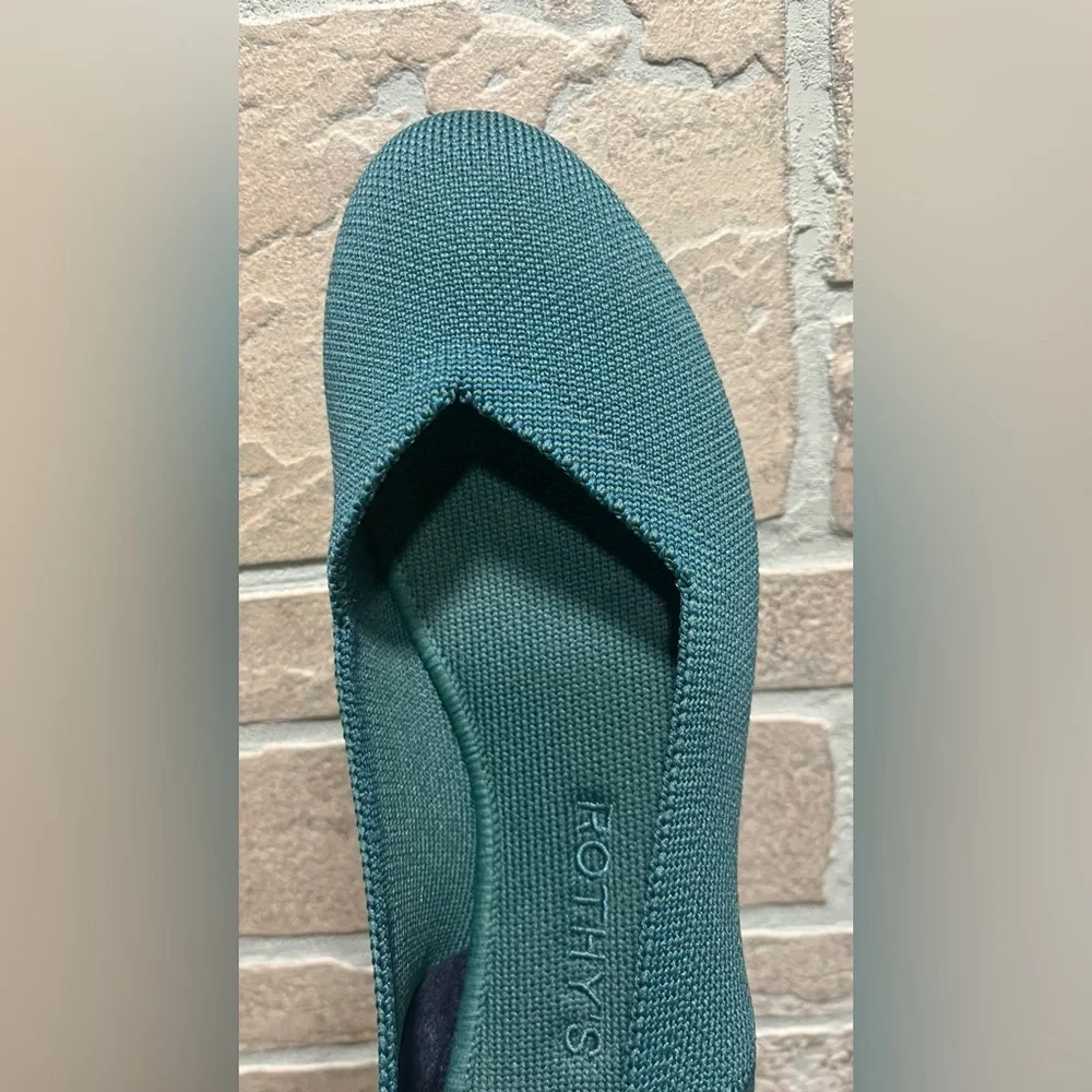 Rothy's Teal Women's Flats Sz 6 - Picture 8 of 10
